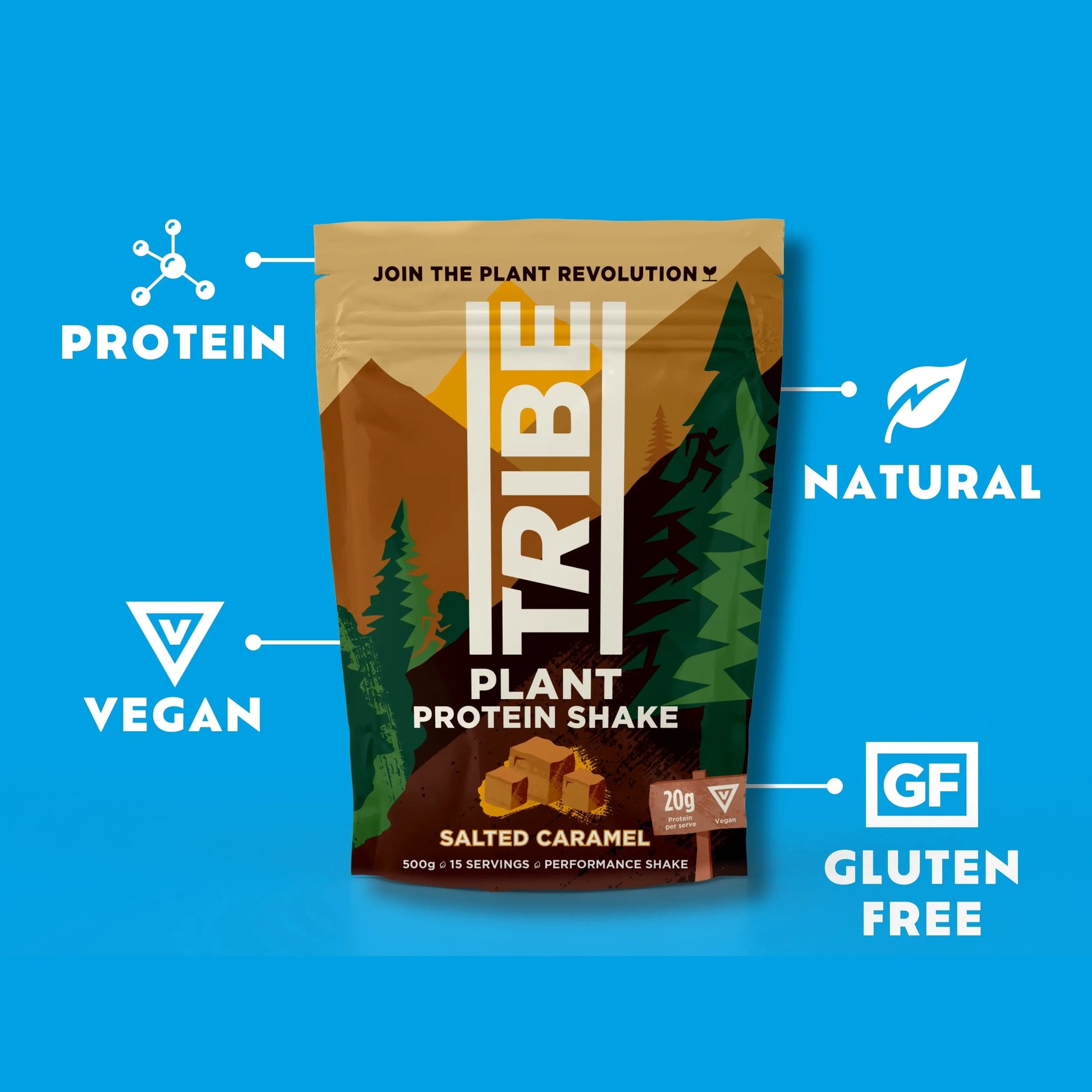 Salted Caramel Protein Shake TRIBE Bars