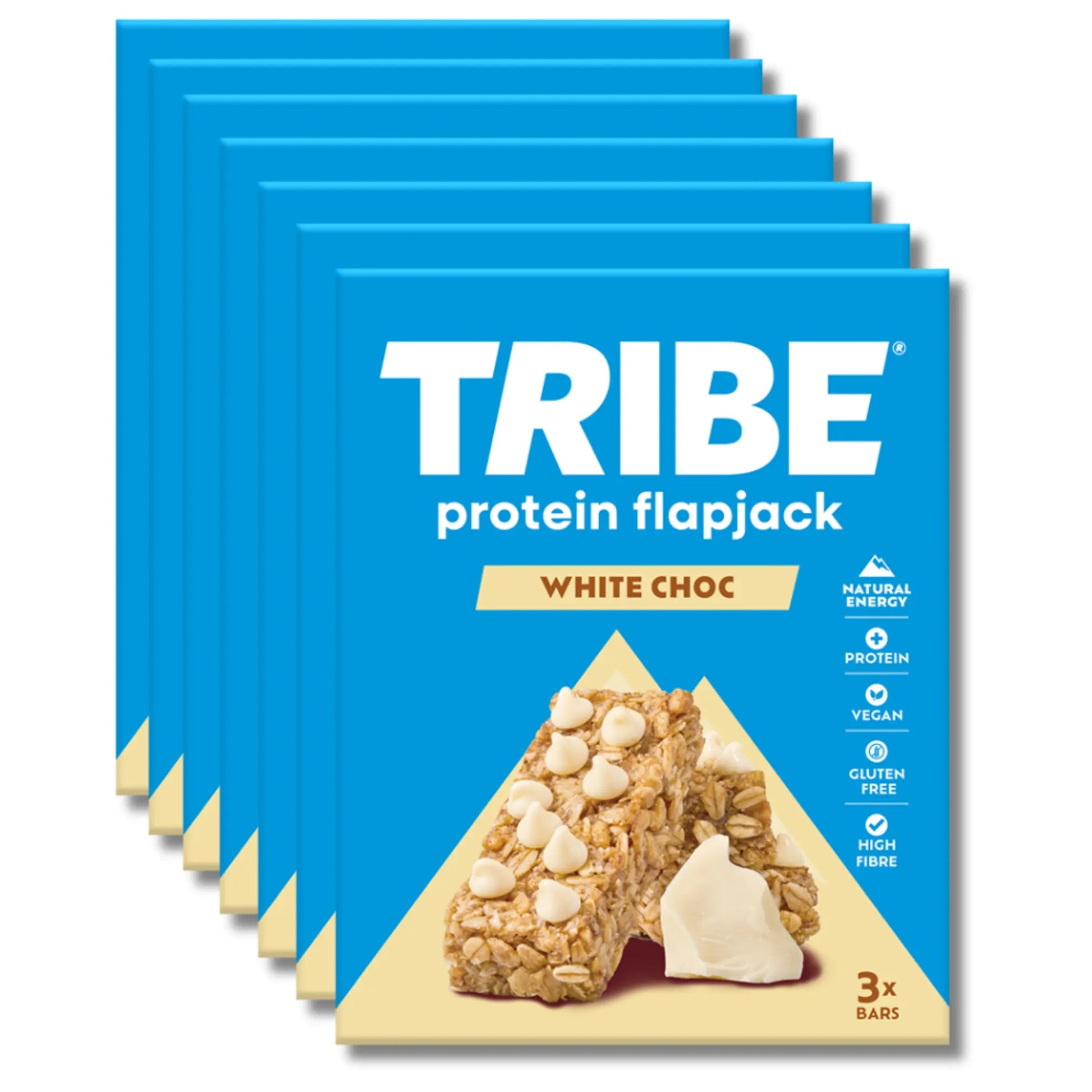 TRIBE 12 x 50g Protein Energy Bars | Sustained Energy, High In Fibre & Protein TRIBE Bars