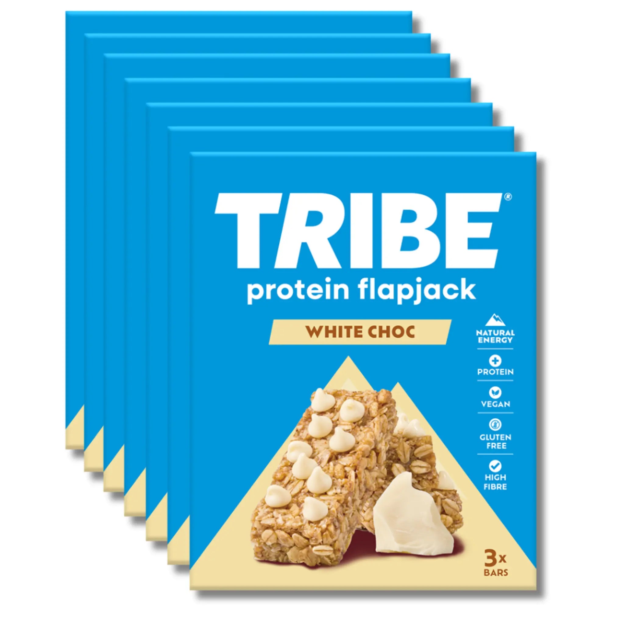 TRIBE 12 x 50g Protein Energy Bars | Sustained Energy, High In Fibre & Protein TRIBE Bars