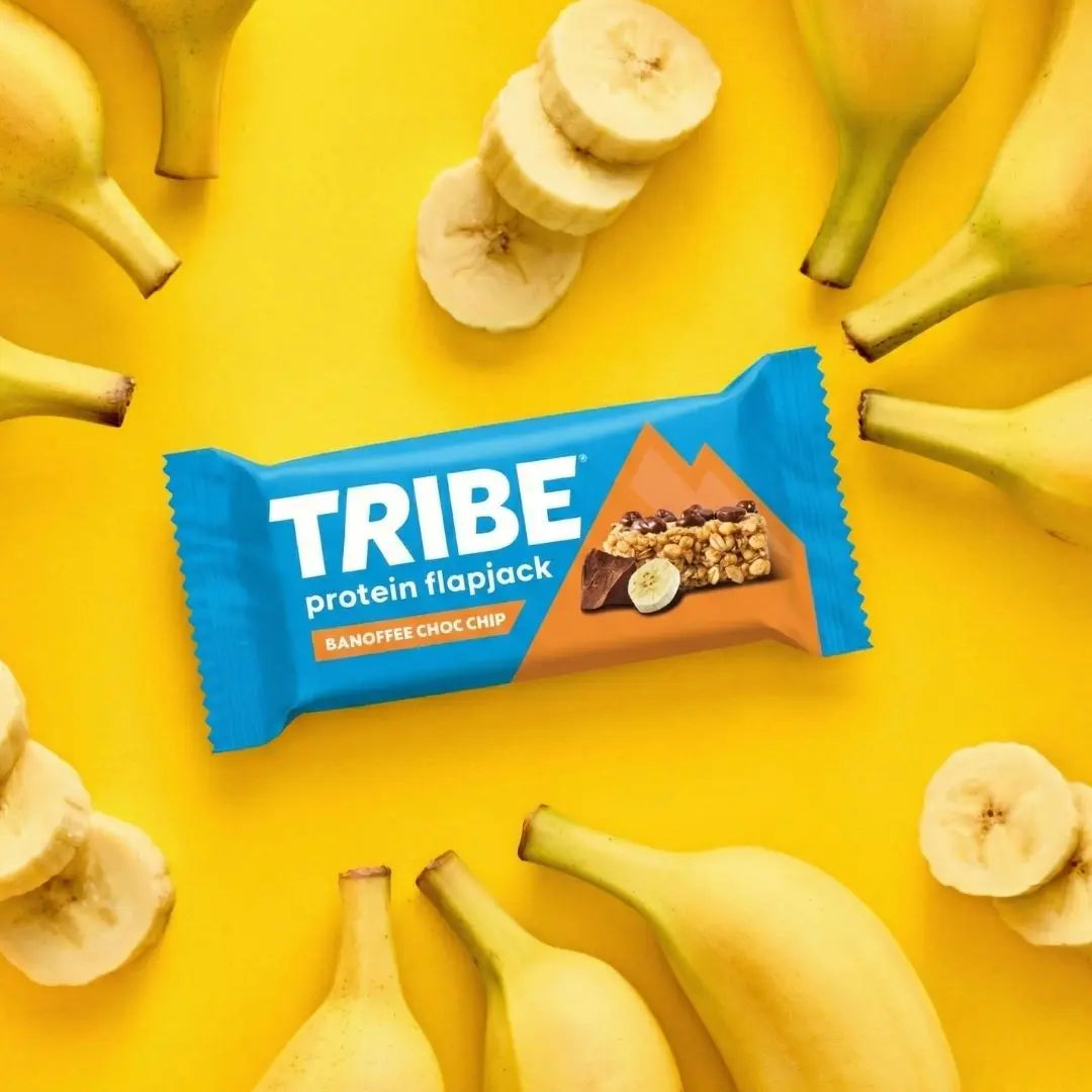 TRIBE 12 x 50g Protein Energy Bars | Sustained Energy, High In Fibre & Protein TRIBE Bars