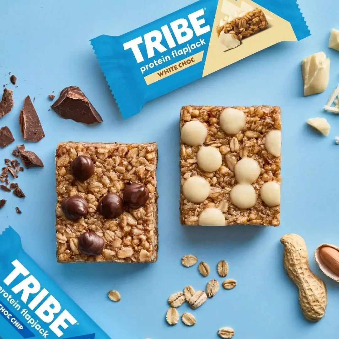TRIBE 12 x 50g Protein Energy Bars | Sustained Energy, High In Fibre & Protein TRIBE Bars