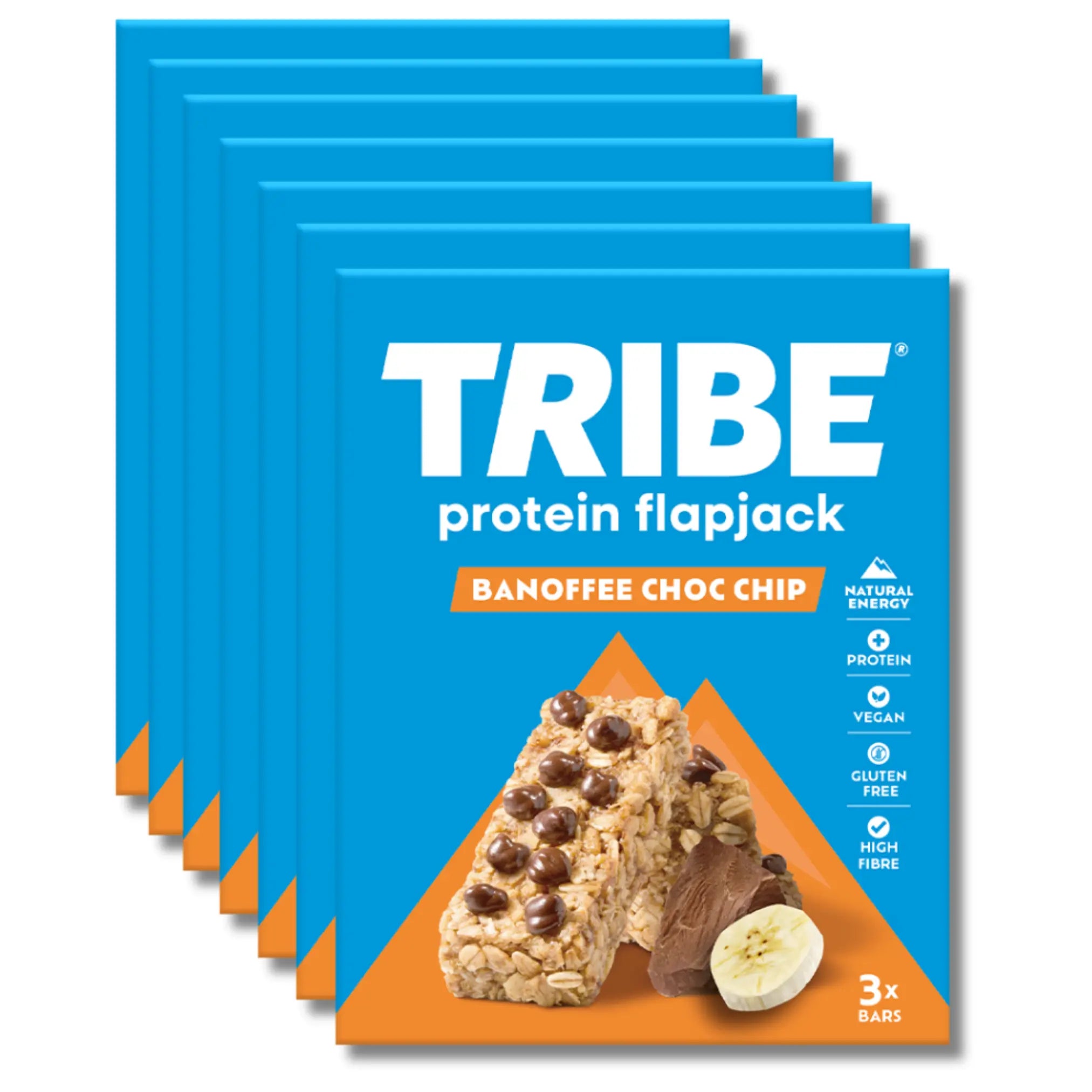 TRIBE 12 x 50g Protein Energy Bars | Sustained Energy, High In Fibre & Protein TRIBE Bars