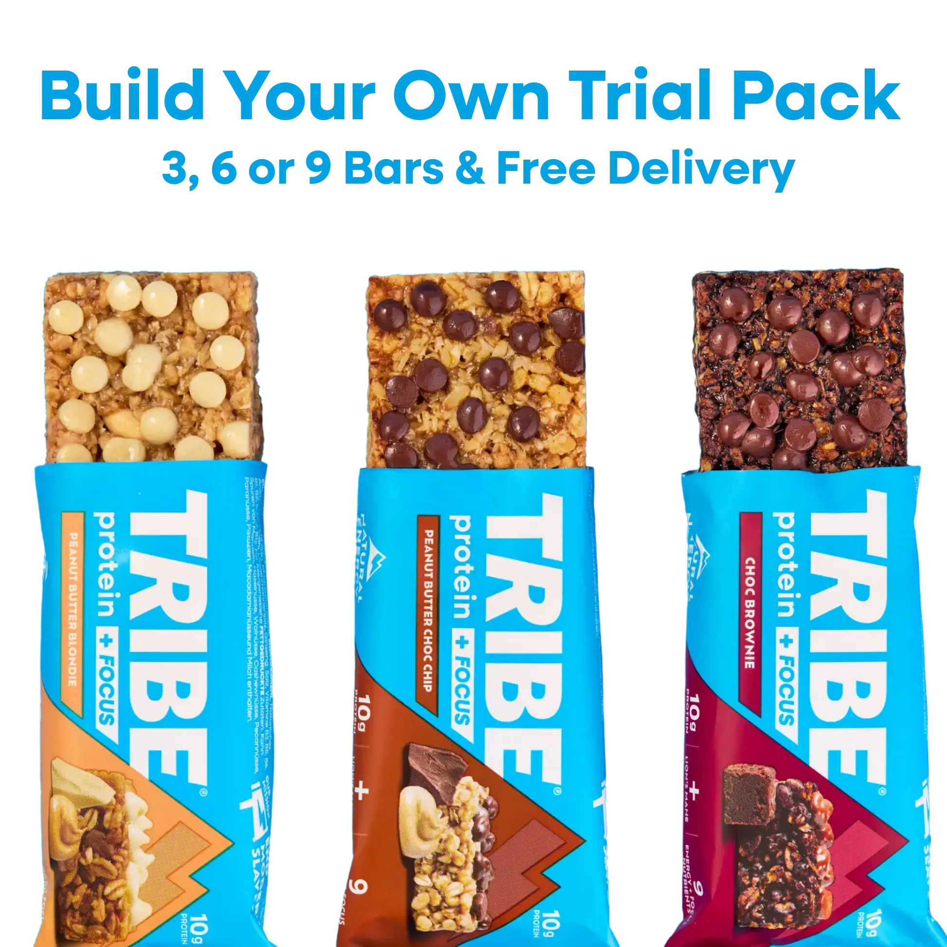 Protein + Focus Bar | Build Your Trial Pack TRIBE Natural Energy