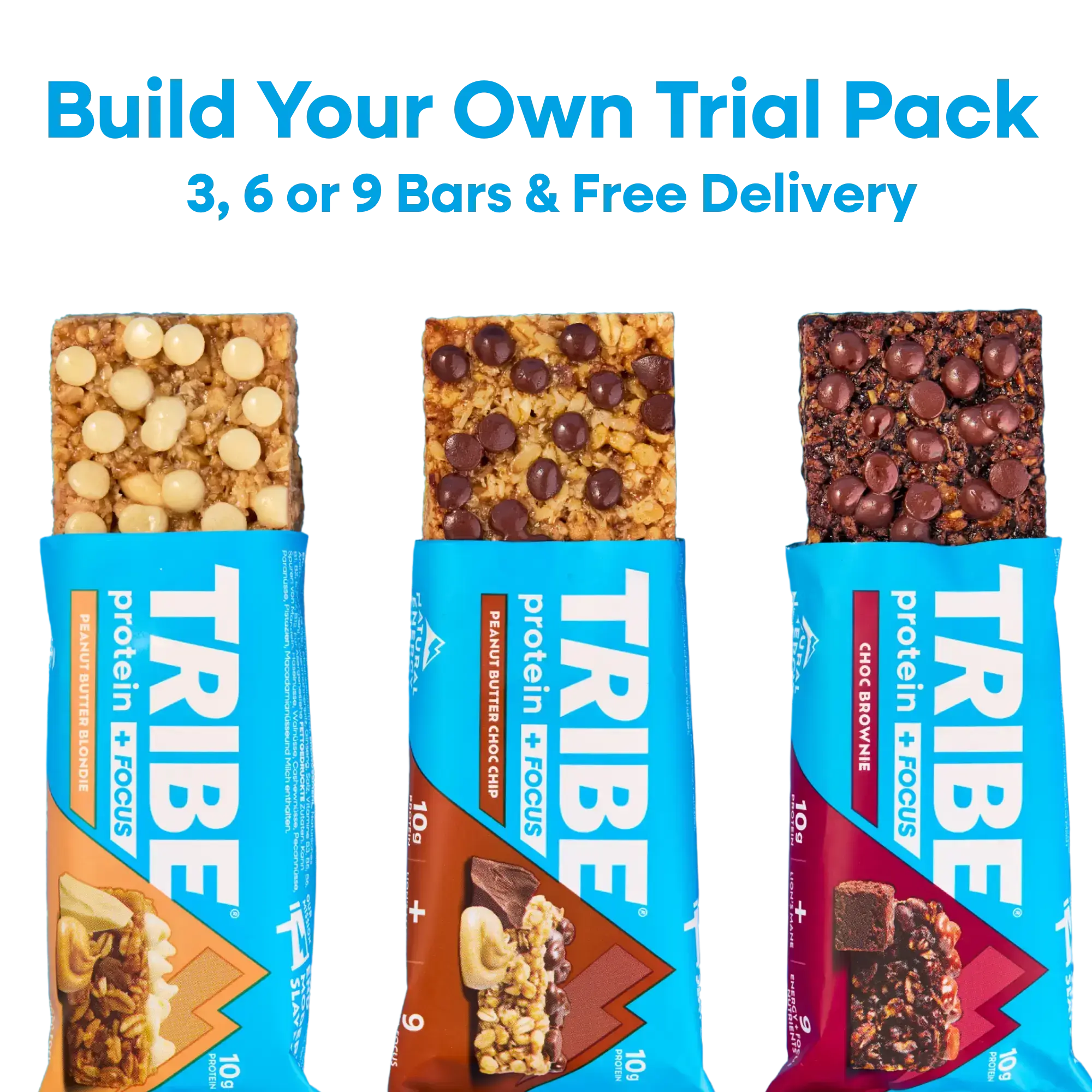 Protein + Focus Bar | Build Your Trial Pack TRIBE Natural Energy