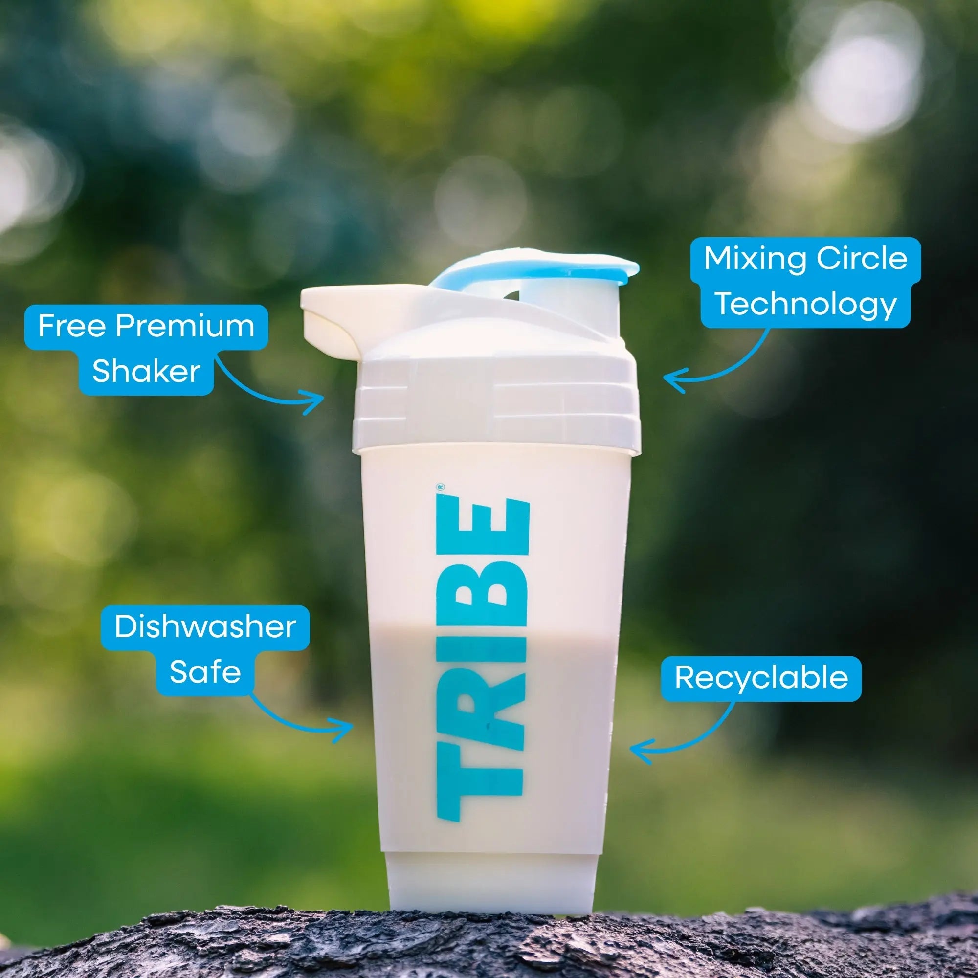 Vegan Protein Superblend Trial Pack - 13 Servings + Free Shaker TRIBE Natural Energy