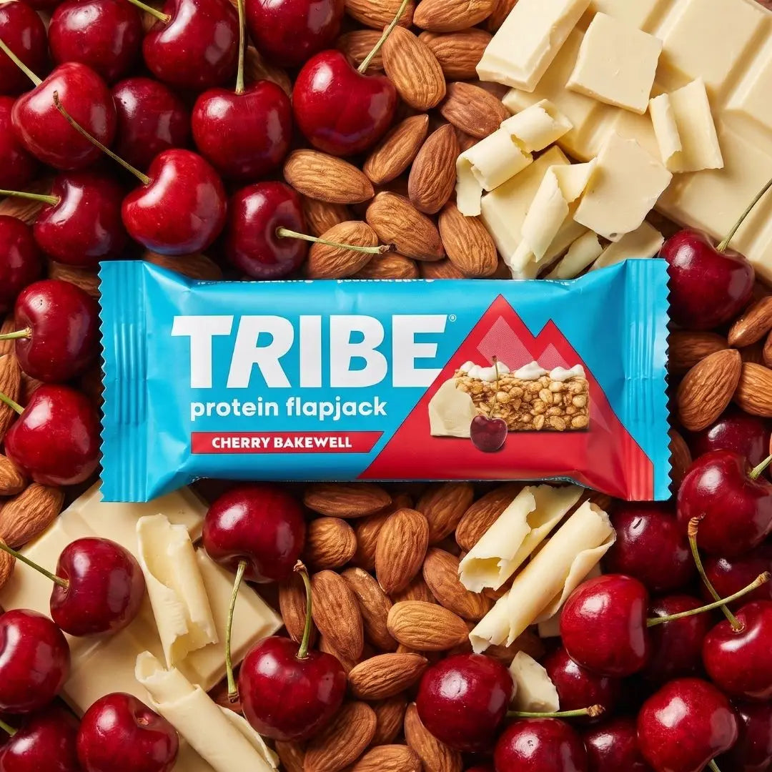 Protein Flapjack Cherry Bakewell - 3x38g Multipack TRIBE Natural Energy