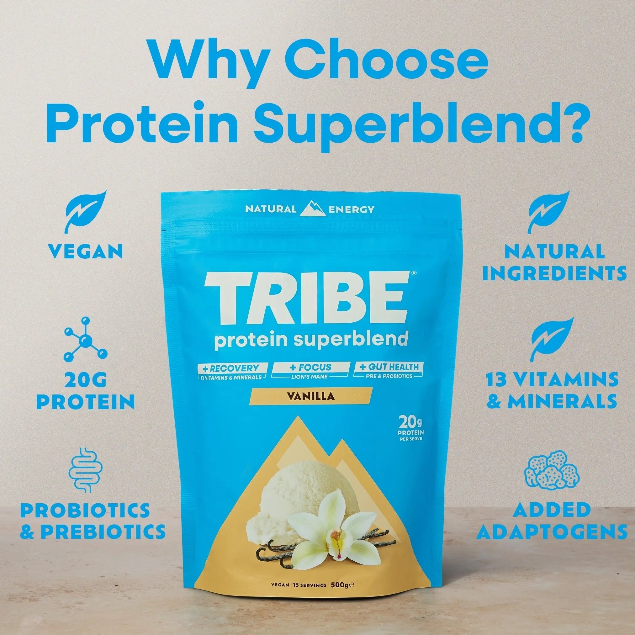 Protein & Focus Bundle TRIBE Natural Energy