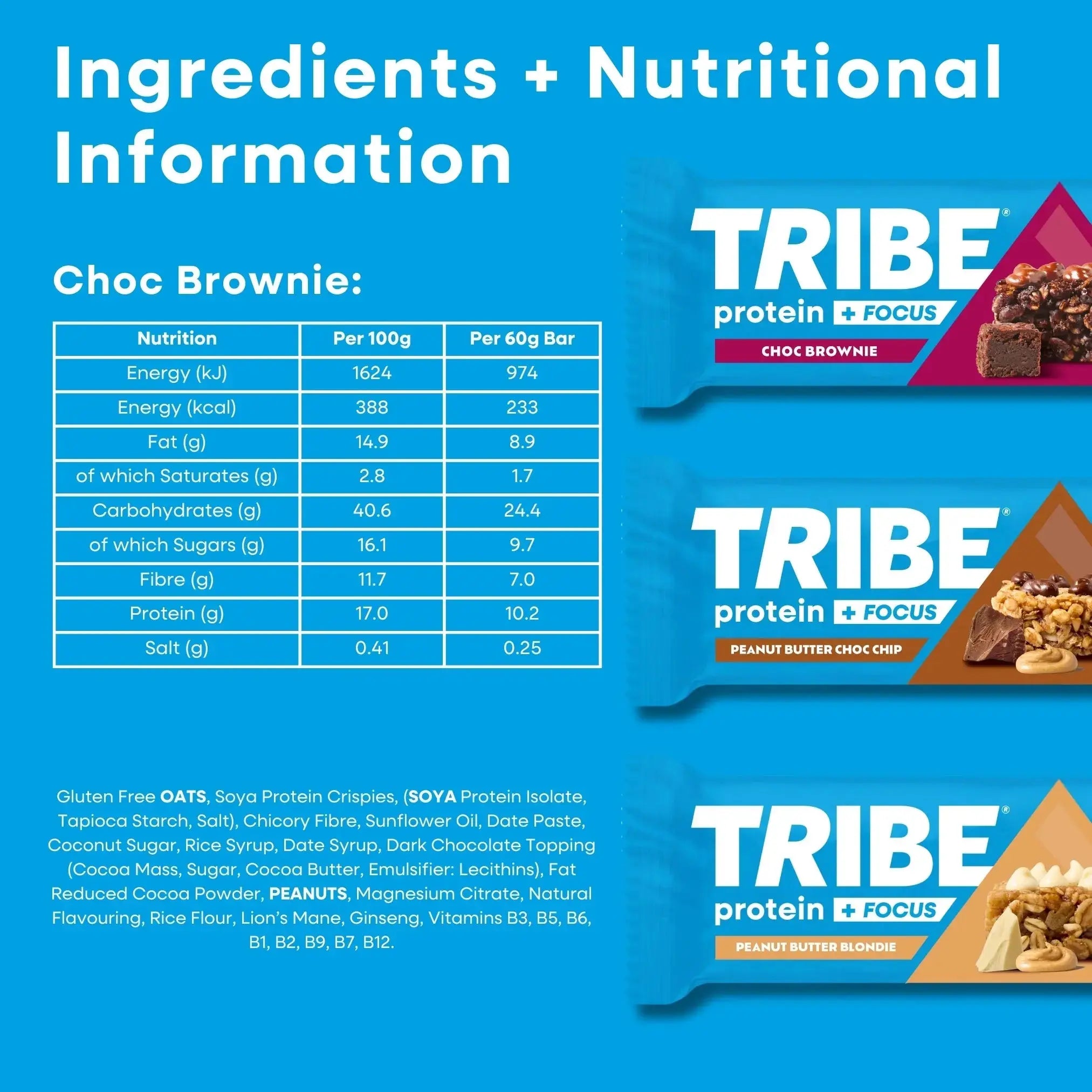 TRIBE Protein + Focus Flapjack | Build Your Trial Pack TRIBE Natural Energy