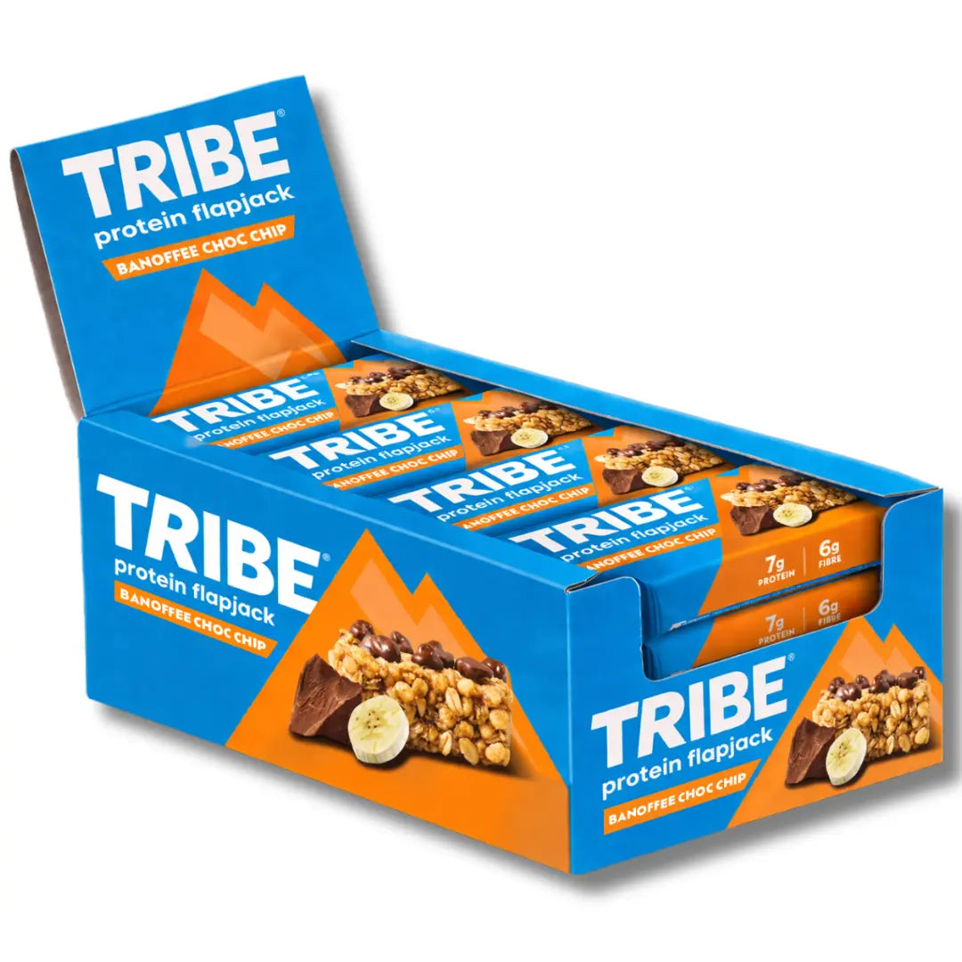 TRIBE 12 x 50g Protein Energy Bars | Sustained Energy, High In Fibre & Protein TRIBE Bars