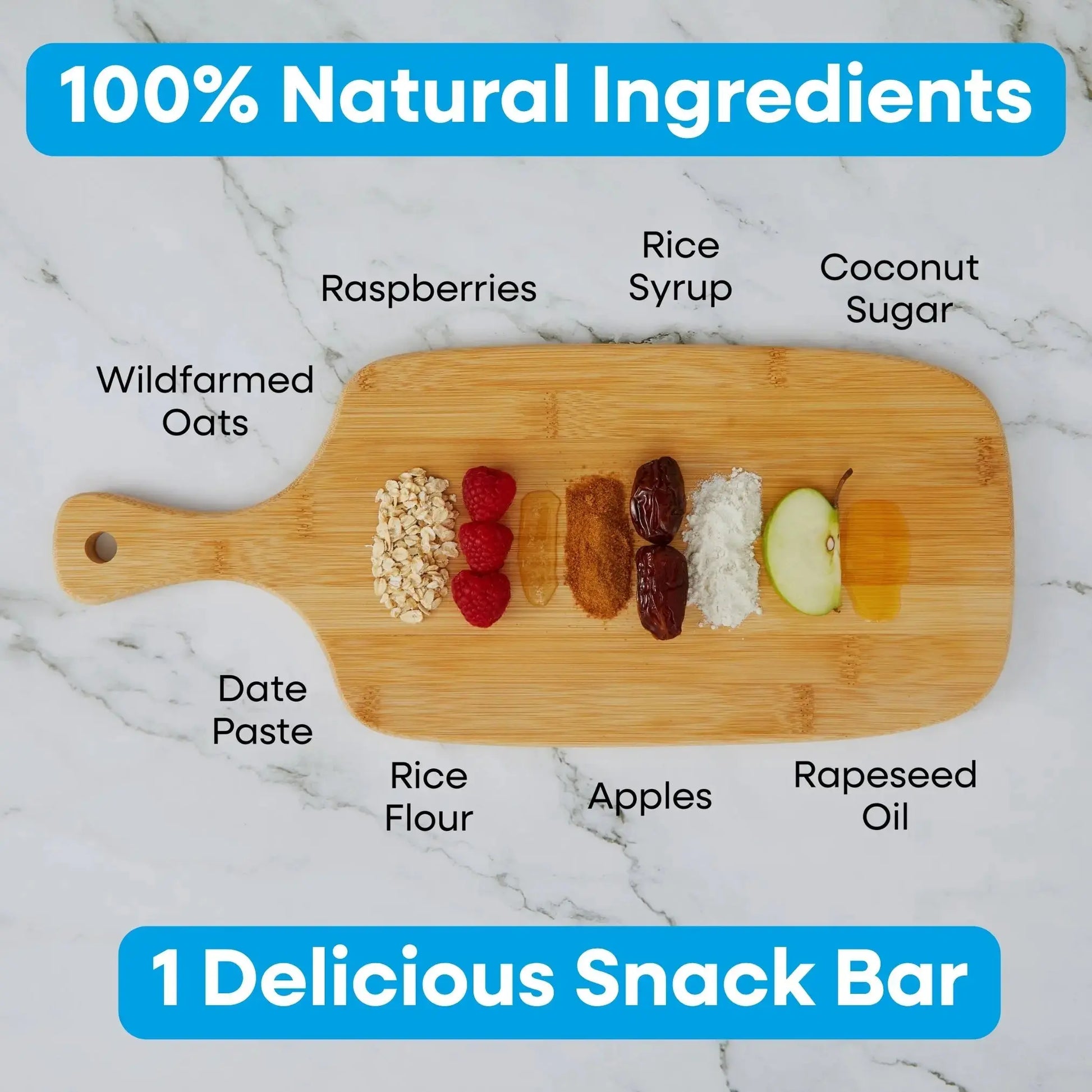 TRIBE x Wildfarmed 16 x 50g Bars | Delicious Tasting Flapjack | Made with Regen Oats | Sustained Energy TRIBE Natural Energy