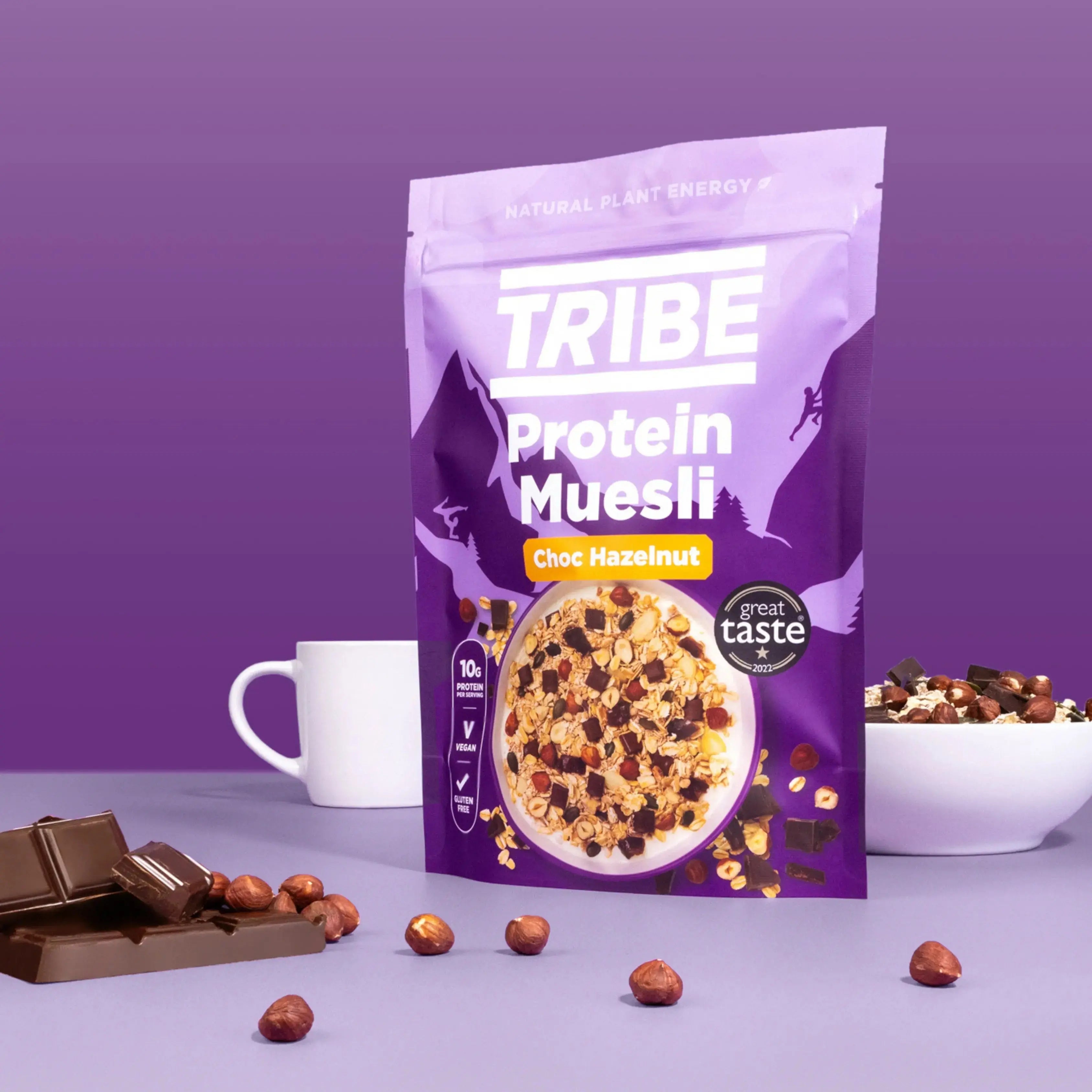 Choc Hazelnut Protein Muesli TRIBE Bars