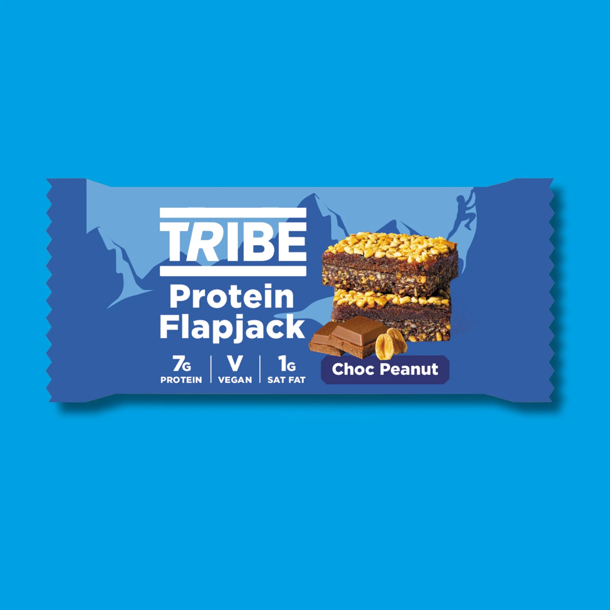 Choc Peanut Protein Flapjack (Single) TRIBE Bars
