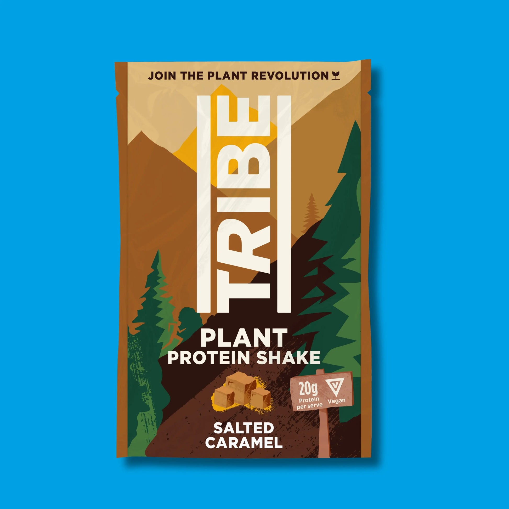 Salted Caramel Protein Shake (Sachet) TRIBE Bars
