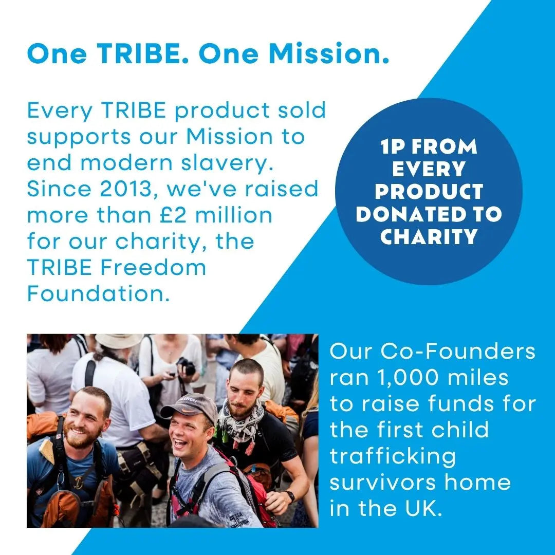 TRIBE 12 x 50g Protein Energy Bars | Sustained Energy, High In Fibre & Protein TRIBE Bars