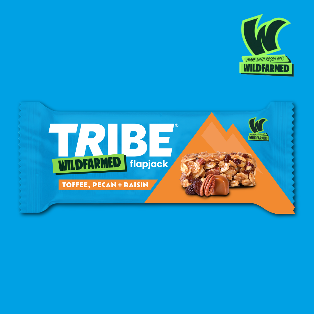 TRIBE x Wildfarmed Toffee, Pecan & Raisin Flapjack (Single)