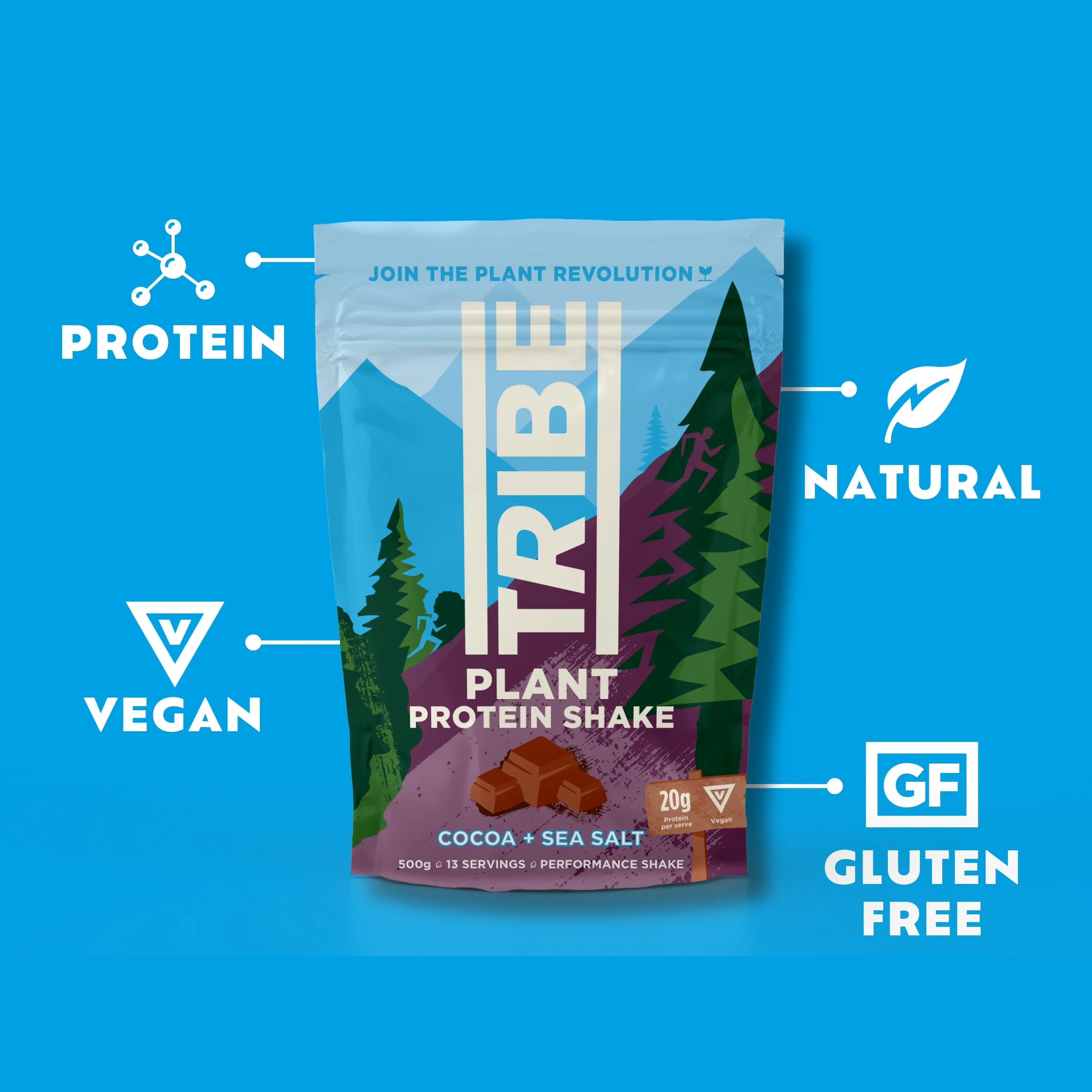 Cocoa + Sea Salt Protein Shake TRIBE Bars