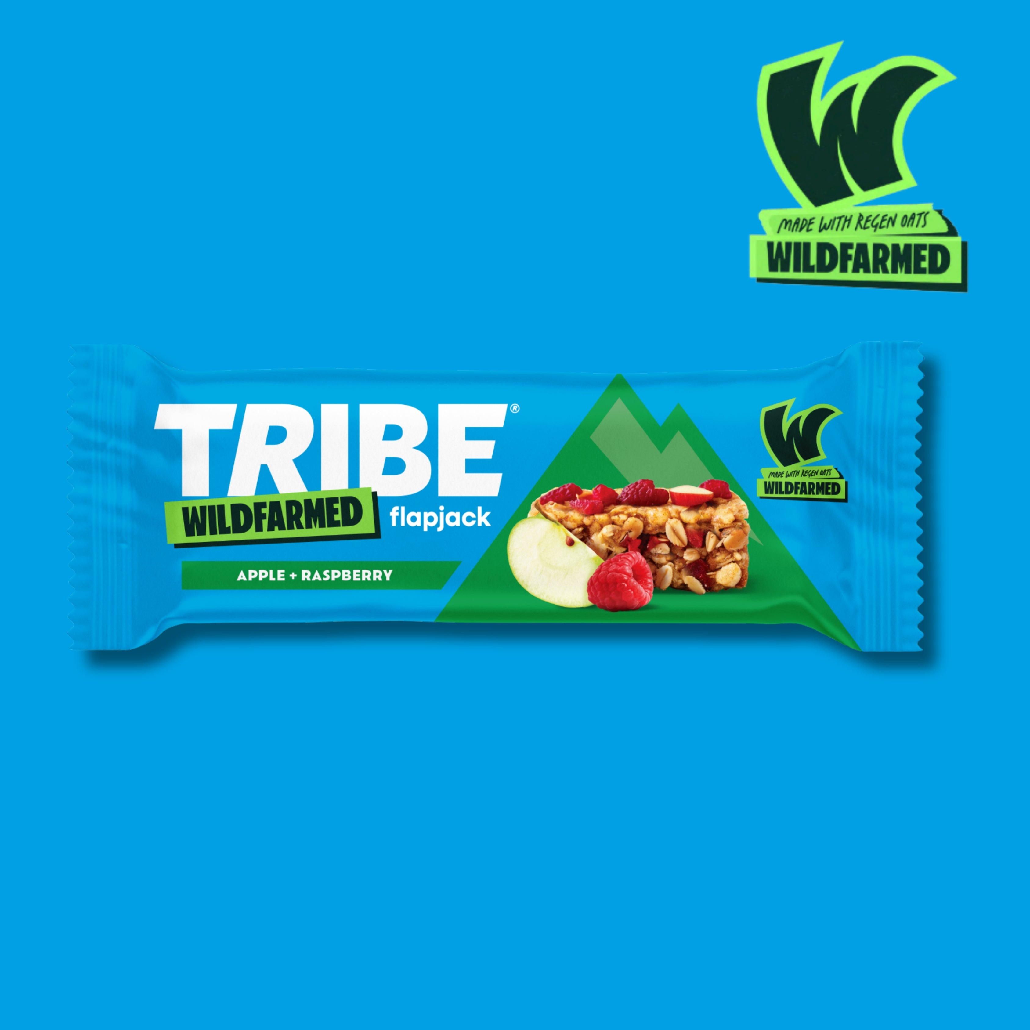 Wildfarmed Apple & Raspberry Flapjack (Single)