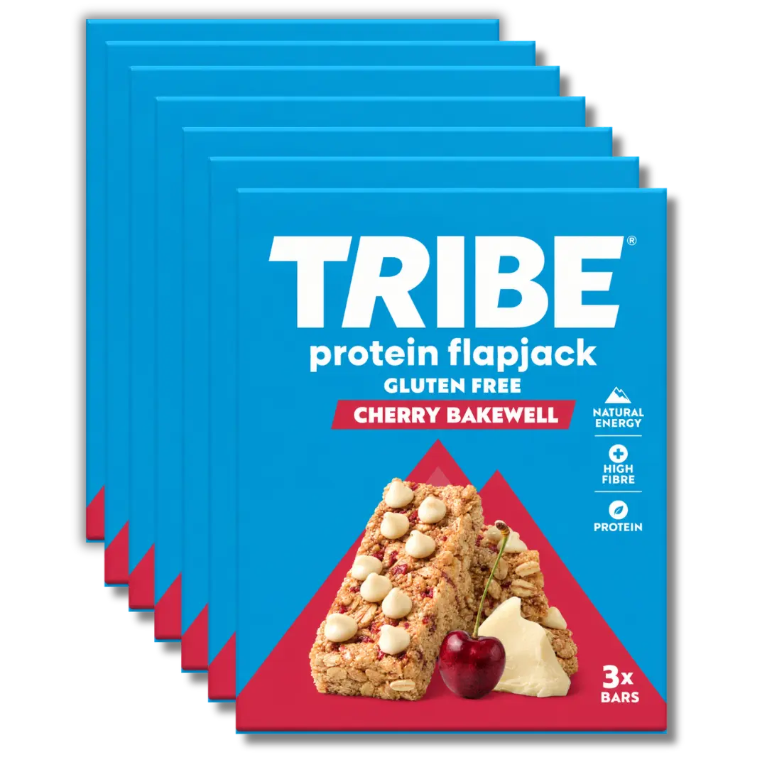 TRIBE 12 x 50g Protein Energy Bars | Sustained Energy, High In Fibre & Protein TRIBE Bars