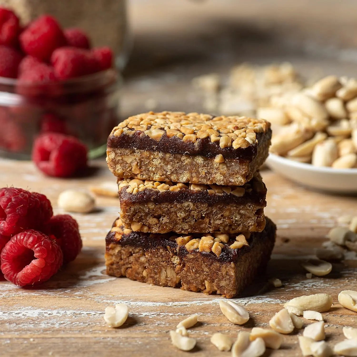 TRIBE Protein Flapjack 12x50g | Natural Energy, High Protein & Fibre TRIBE Bars