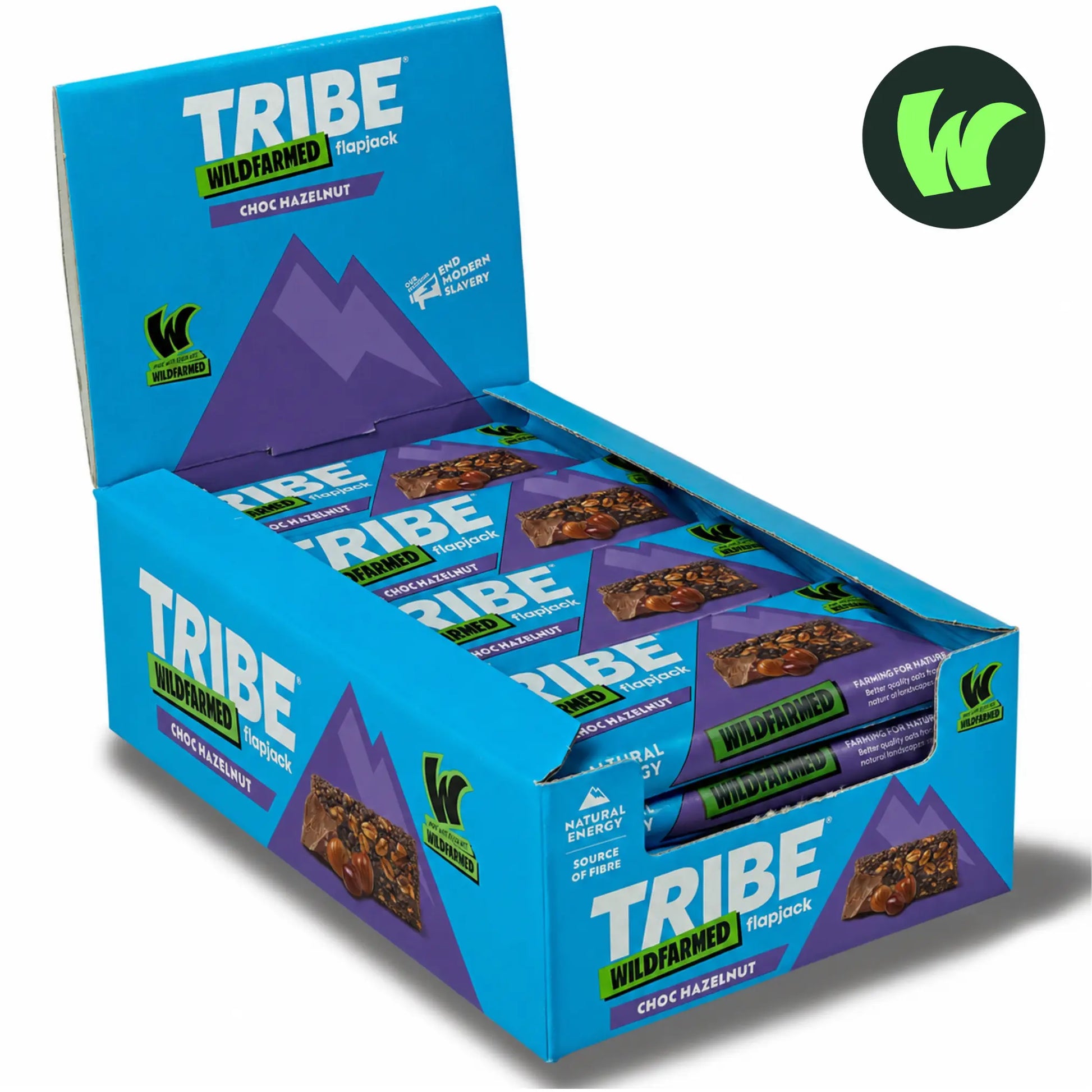 TRIBE x Wildfarmed Flapjack Bars | Delicious Tasting Flapjack | Made with Regen Oats | Sustained Energy TRIBE Natural Energy